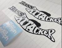 Bass Attacker By Sea Nymph Boat Logo Decal Set of 2 x 20"